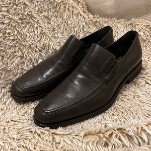 Bruno Magli Nappa leather loafers. Mens 9.5
